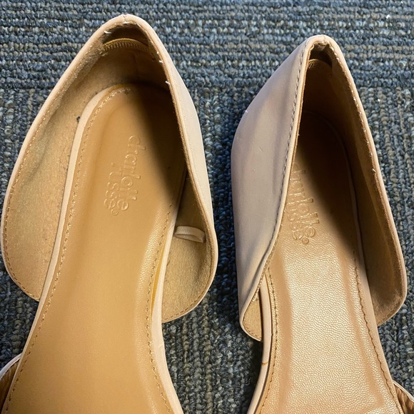 Pointed toe nude flats size 7 - Picture 5 of 6